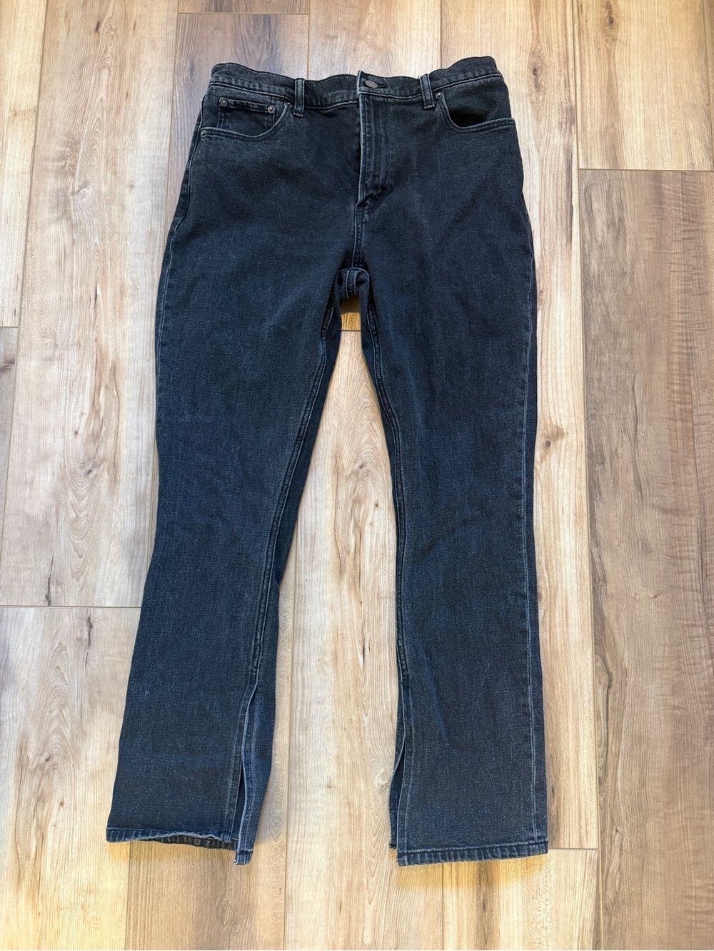 Abercrombie & Fitch Skinny High Rise Split Hem